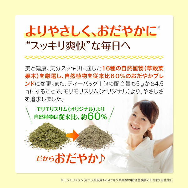 もりもりスリム 30包入り ダイエットドリンク ハーブ健康本舗 / 黒