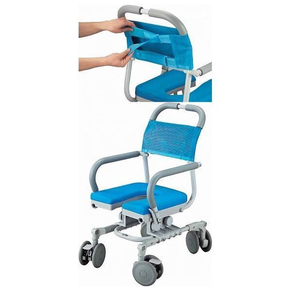 ウチヱ シャワーラク 4輪自在 穴無しシート /SWR-131 ウチヱ シャワーラク 4輪自在 穴無しシート /SWR-131