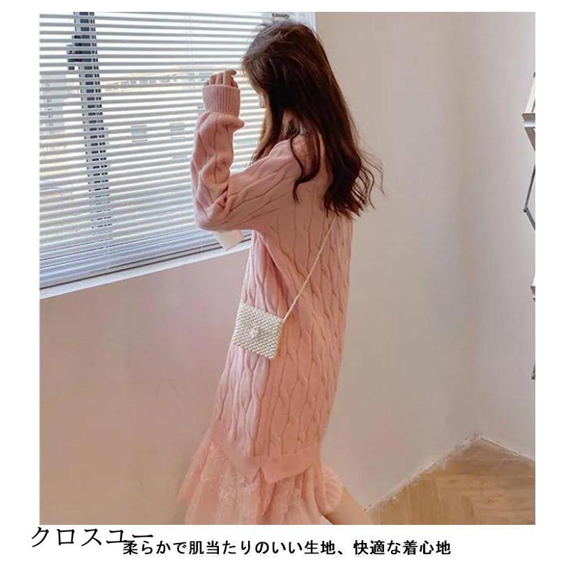 ニットワンピース ニット ワンピース レディース 秋冬 春 ラウンドネック 長袖 リブスリーブ きれいめ 厚手 大きいサイズ マタニティ 裾 ニットワンピース ニット ワンピース レディース 秋冬 春 ラウンドネック 長袖 リブスリーブ きれいめ 厚手 大きいサイズ マタニティ 裾