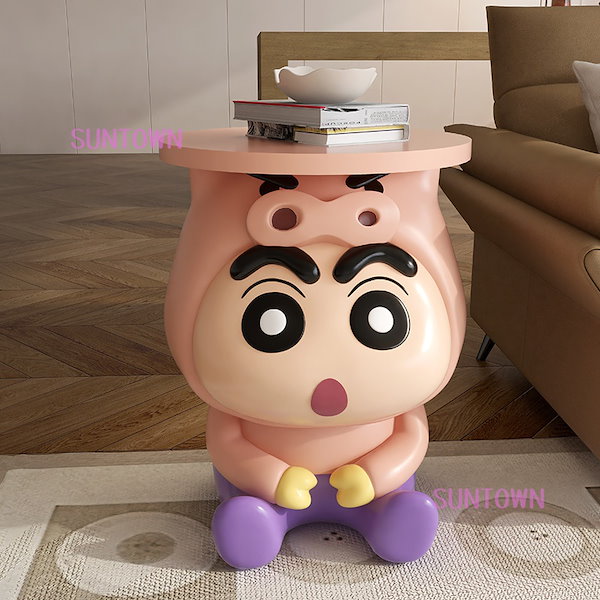 クレヨンしんちゃん　サイドテーブル　しんちゃん Qoo10] 【最安値挑戦 】 クレヨンしんちゃん サ