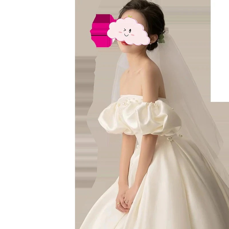 ウェディングドレス ロングドレス 結婚式 ウエディングドレス 海外 挙式 二次会 花嫁 前撮り エレガント サテン 長袖 ホワイト シンプル リゾートドレス 後撮り