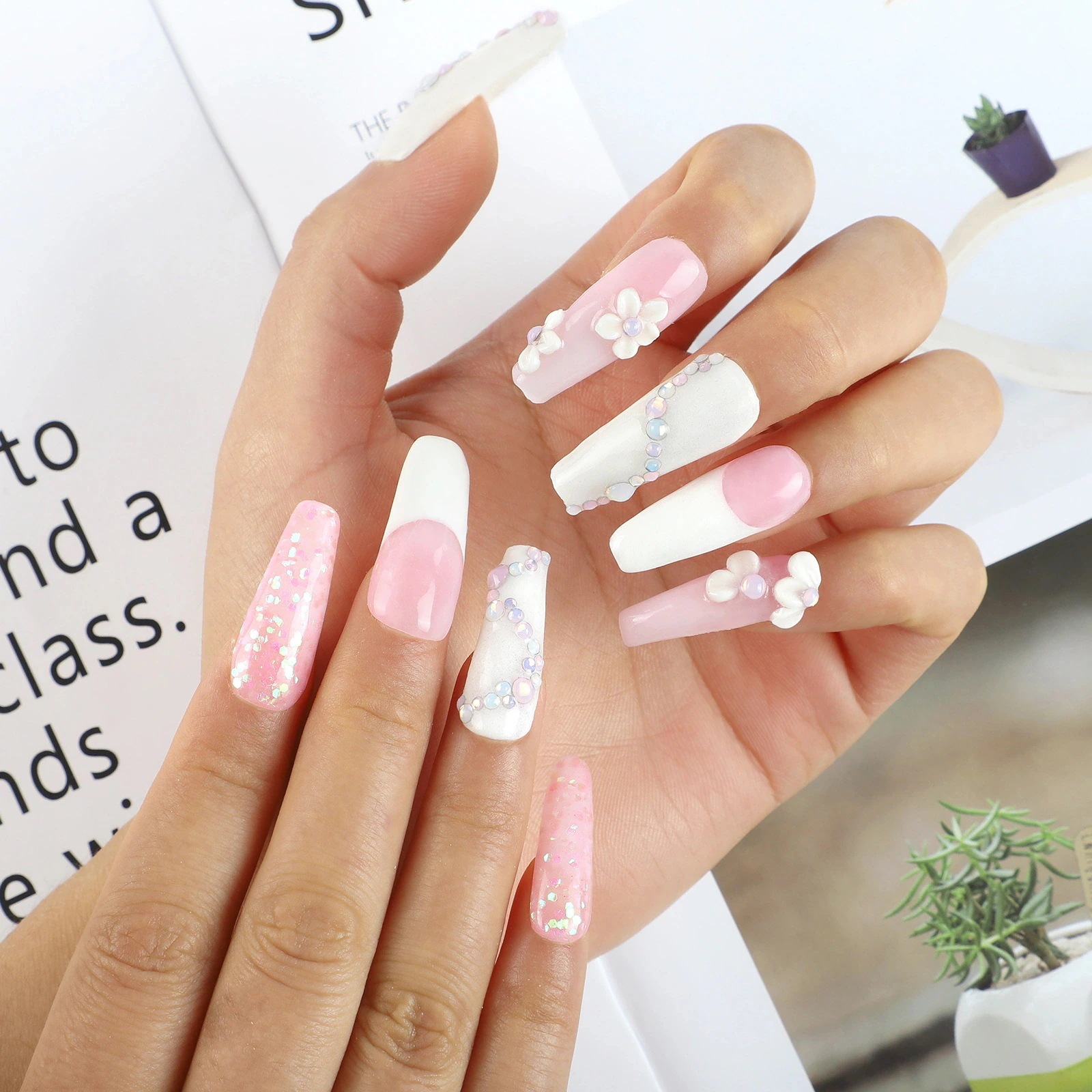 每日更新人気 対応 耐久性のある美しい5点セット アクリルパウダー アクリルパウダーキット アクリルリキッド 長さだしネイル ネイルフォーム クリア 3Dネイルアート 初心者 プロ向け