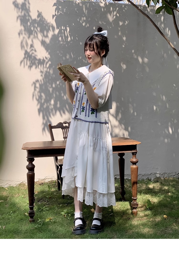 etoll. ジャガードパフスリーブドレス ワンピース お呼ばれ 半袖 結婚式 ジャガードパフスリーブドレス｜パーティードレス・結婚式ワンピース