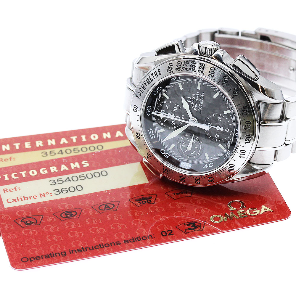 オメガ OMEGA 3540.50 スピードマスター スプリットセコンド 自動巻き メンズ 保証書付き_891826【中古】