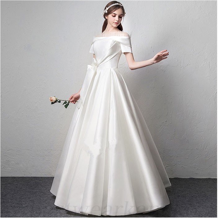 ウエディングドレス 二次会 花嫁 白ワンピース ピアノ発表会 大人 ロングドレス 演奏会 お呼ばれ ウエディングドレス 二次会 花嫁 白ワンピース ピアノ発表会 大人 ロングドレス 演奏会 お呼ばれ