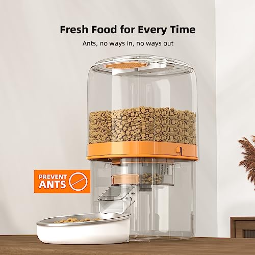 Yuposl 自動給餌器 猫 中小型犬用 1日6食 定時定量 自動餌やり機 4L容量 2WAY給電 無制限置き場所 手動給餌 タイマー式 ステンレス製ボウル 水洗い可能 お手入れ簡単 ブラック Yuposl 自動給餌器 猫 中小型犬用 1日6食 定時定量 自動餌やり機 4L容量 2WAY給電 無制限置き場所 手動給餌 タイマー式 ステンレス製ボウル 水洗い可能 お手入れ簡単 ブラック