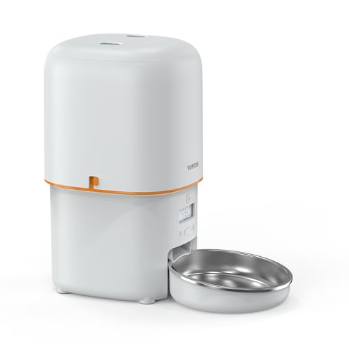 Yuposl 自動給餌器 猫 中小型犬用 1日6食 定時定量 自動餌やり機 4L容量 2WAY給電 無制限置き場所 手動給餌 タイマー式 ステンレス製ボウル 水洗い可能 お手入れ簡単 ブラック Yuposl 自動給餌器 猫 中小型犬用 1日6食 定時定量 自動餌やり機 4L容量 2WAY給電 無制限置き場所 手動給餌 タイマー式 ステンレス製ボウル 水洗い可能 お手入れ簡単 ブラック