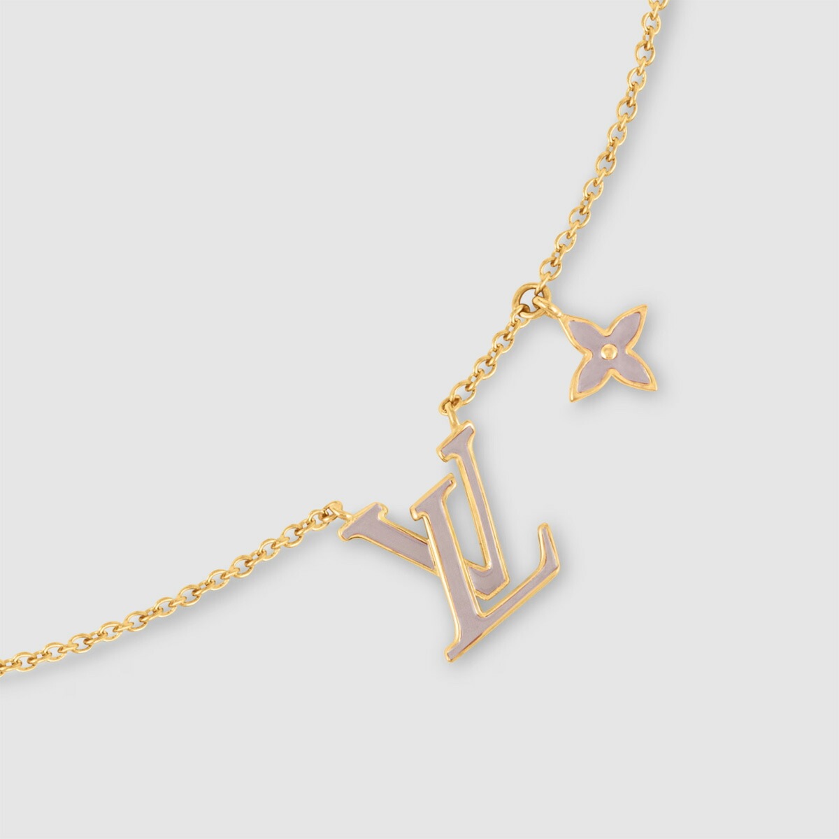 LV ネックレス LV アイコニック エナメル Marron Clair / ライトブラウン M02146 LV ネックレス LV アイコニック エナメル Marron Clair / ライトブラウン M02146