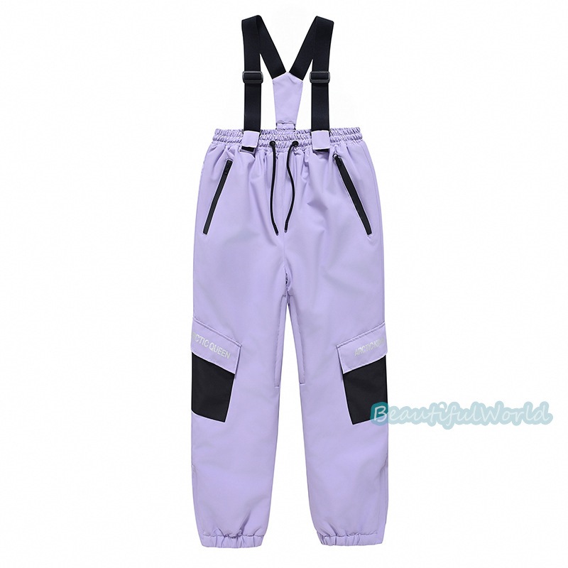 A0205☆新品　スキーパンツ メンズ レディース ビブパンツ スキーウェア スノーボードウェア アウトドア 男女兼用 防水防寒 保温 スノーボードウェア スキーパンツ メンズ レディース スノー