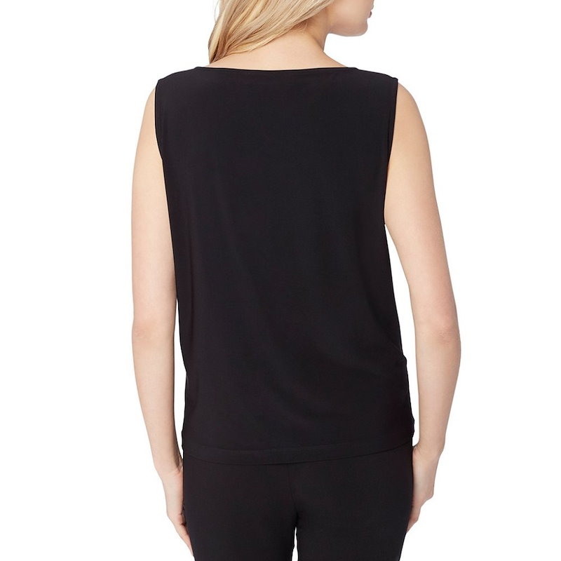 タハリ レディース トップス ブラウス【Tahari ASL Keyhole Neck Knit Top】Black タハリ レディース トップス ブラウス【Tahari ASL Keyhole Neck Knit Top】Black