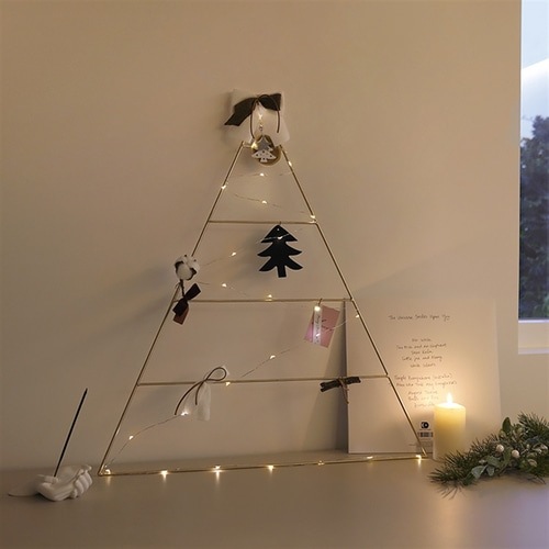 blooming&me ウィンターデコ ツリーフレームセット 電球付き blooming&me ウィンターデコ ツリーフレームセット 電球付き