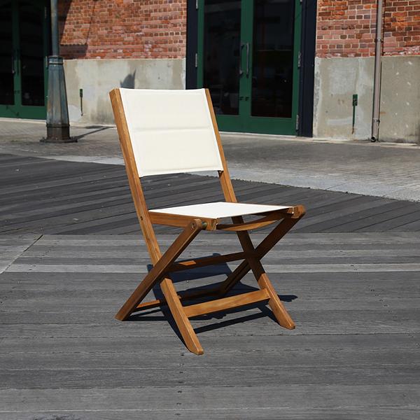 ガーデンチェア 折りたたみ 折畳み 椅子 イス 庭 テラス ベランダ 屋上 屋外 おしゃれ ナチュラル カントリー デザイン シンプル 北欧 アメリカン 肘なし