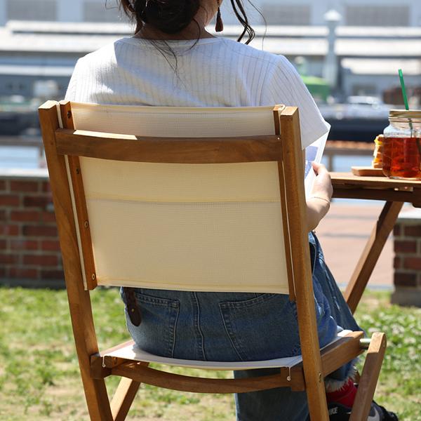 ガーデンチェア 折りたたみ 折畳み 椅子 イス 庭 テラス ベランダ 屋上 屋外 おしゃれ ナチュラル カントリー デザイン シンプル 北欧 アメリカン 肘なし