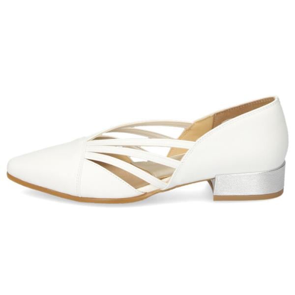 Dona Miss ドナミス パンプス ローヒール 3E ワイズ 幅広 黒 ブラック ホワイト 9002 日本製 本革 アーモンドトゥ コンフォート セール