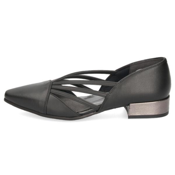 Dona Miss ドナミス パンプス ローヒール 3E ワイズ 幅広 黒 ブラック ホワイト 9002 日本製 本革 アーモンドトゥ コンフォート セール