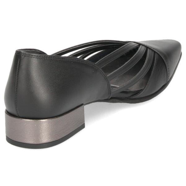 Dona Miss ドナミス パンプス ローヒール 3E ワイズ 幅広 黒 ブラック ホワイト 9002 日本製 本革 アーモンドトゥ コンフォート セール