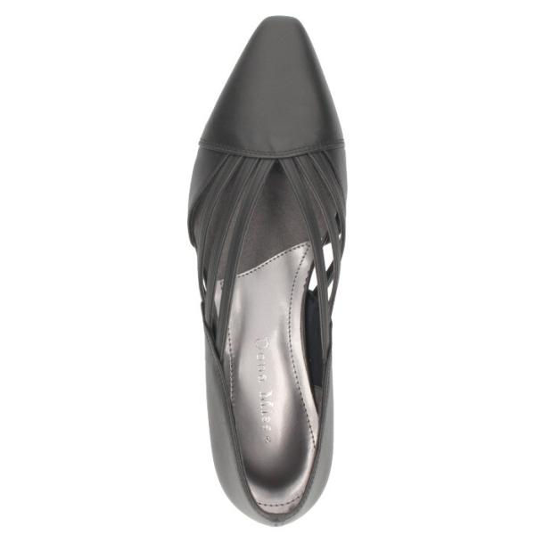 Dona Miss ドナミス パンプス ローヒール 3E ワイズ 幅広 黒 ブラック ホワイト 9002 日本製 本革 アーモンドトゥ コンフォート セール