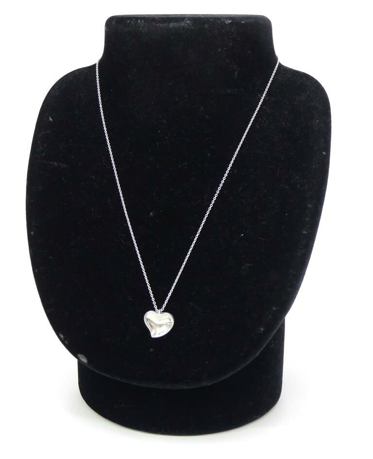 ティファニー TIFFANY&Co. ペンダントネックレス カーブドハート
