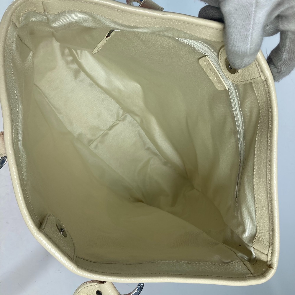 ショルダーバッグ ロゴマニア カバン 縦型 トートバッグ レザー/キャンバス ピンク