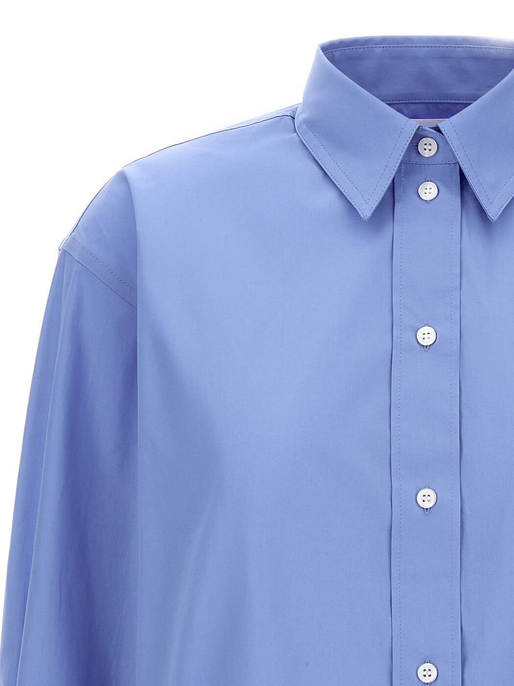 1124WSH005238AOXFORDBLUE ブルー 春夏2025 シャツ レディース ia