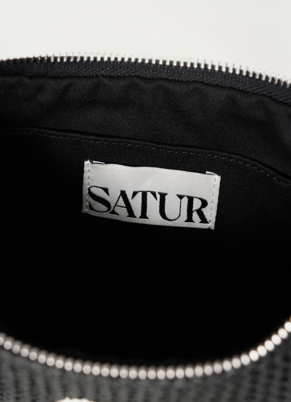 SATUR【SATUR】 BON VOYAGE RAFFIA SHOULDER BAG : 2COLORS