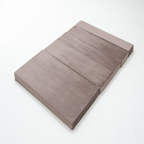 折りたたみ ソファーマットレス ダブル ブラウン 幅140cm 日本製 ウレタンフォーム ポリエステル リビング 折りたたみ ソファーマットレス ダブル ブラウン 幅140cm 日本製 ウレタンフォーム ポリエステル リビング