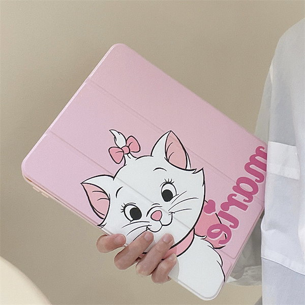 Disney マリーちゃん ダンボ iPadケース iPad入れ タブレットケース 持ち運び 小学生 Disney マリーちゃん ダンボ
