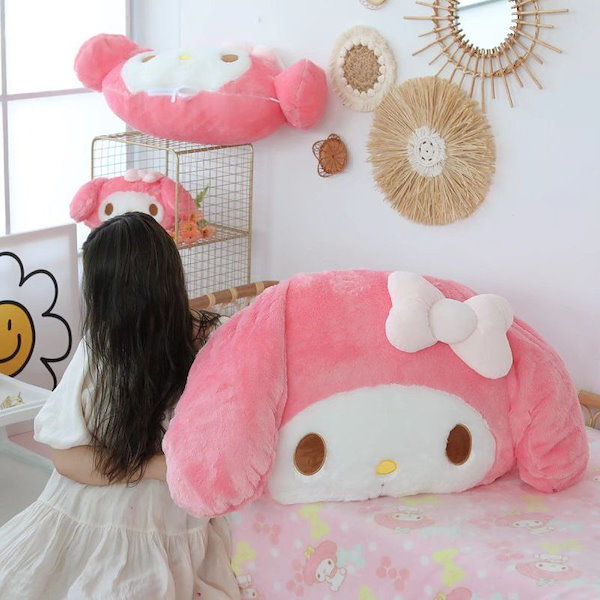 レア　マイメロディといっしょにお部屋をラブリーに　ふかふか　ハートガタクッション レア マイメロディといっしょにお部屋をラブリーに ふかふか