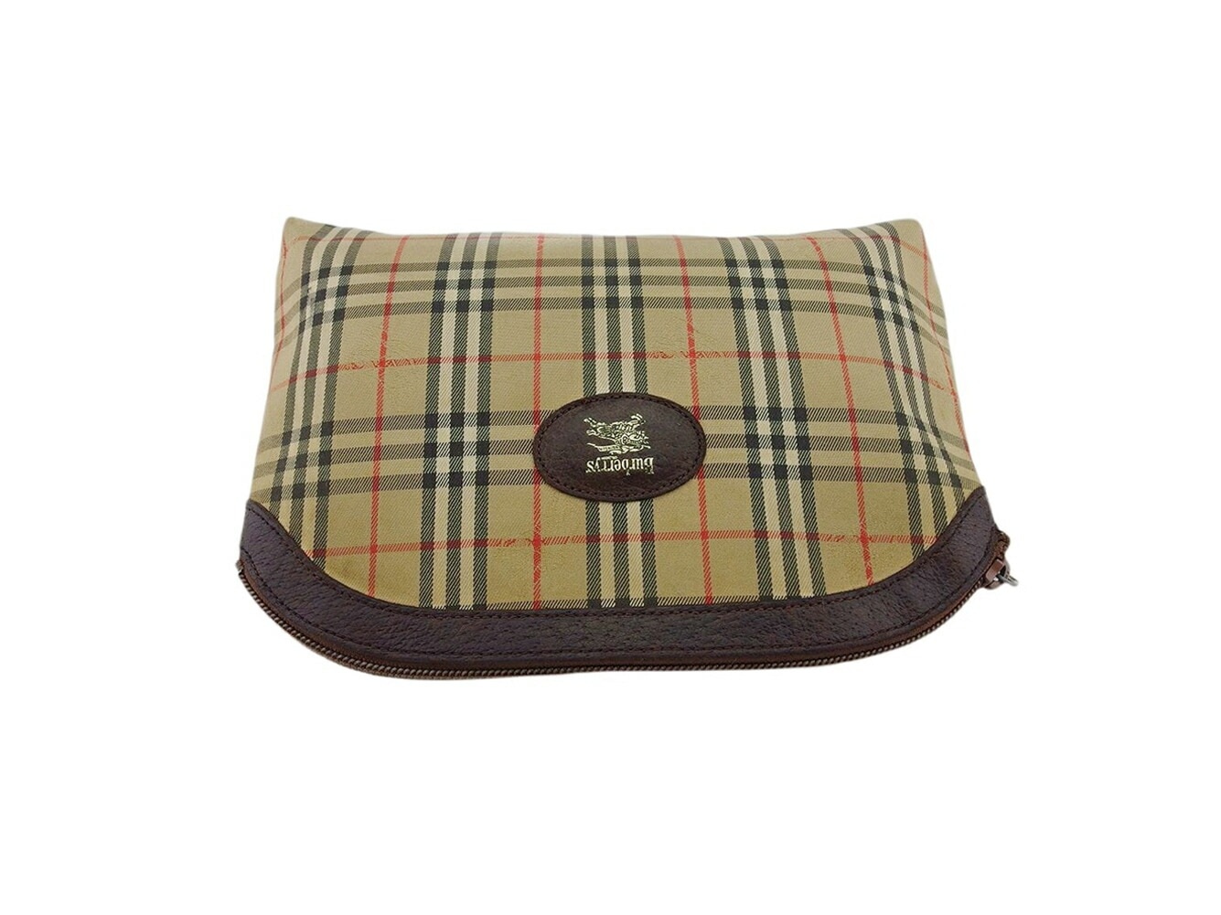 【美品】 Burberry バーバリー ポーチ クラッチ ノバチェック Burberrys' バーバリー ノバチェック クラッチバッグ ポーチ