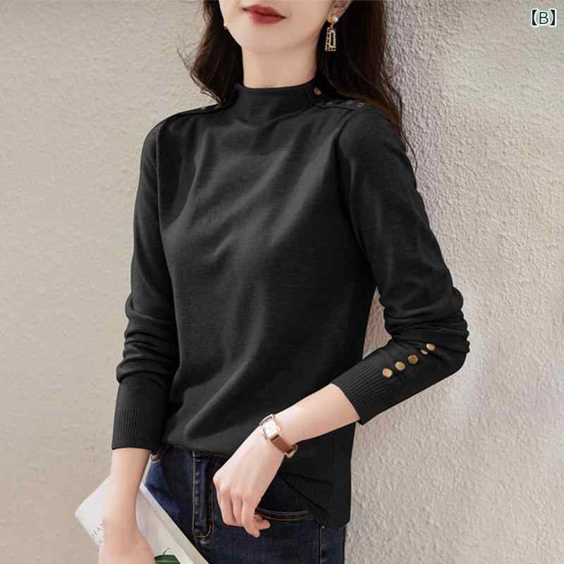 秋服 レディース ファッション オシャレ カワイイ シンプル 大人カワイイ 大きいサイズ ハーフ タートルネック セーター 秋冬 インナー トップス ニット シャツ 秋服 レディース ファッション オシャレ カワイイ シンプル 大人カワイイ 大きいサイズ ハーフ タートルネック セーター 秋冬 インナー トップス ニット シャツ