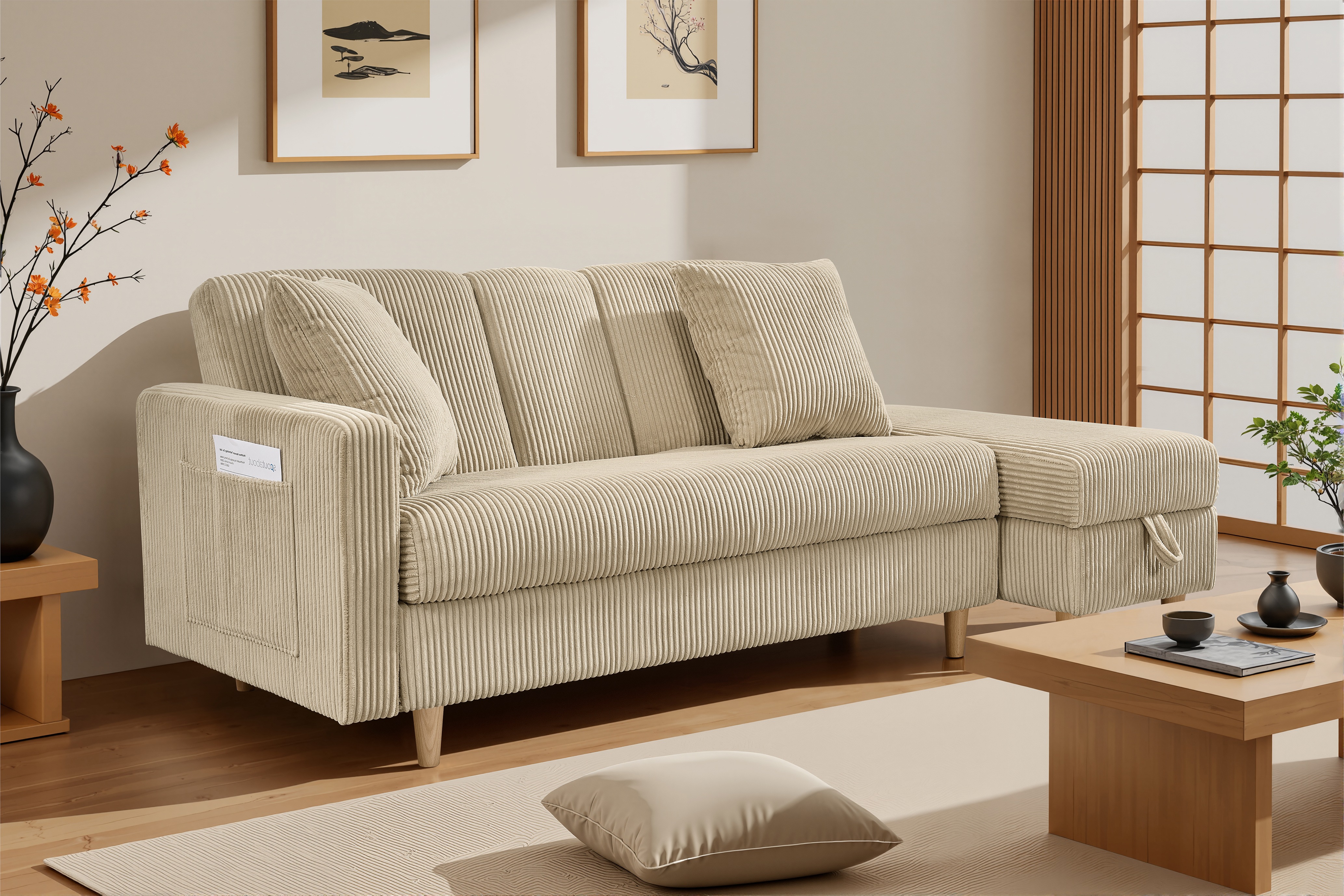 ソファ ソファーベッド カウチソファ 3人掛け オットマン付き 多機能 収納付き ソファーベッド リクライニング ソファ 3人掛け 収納付き オットマン