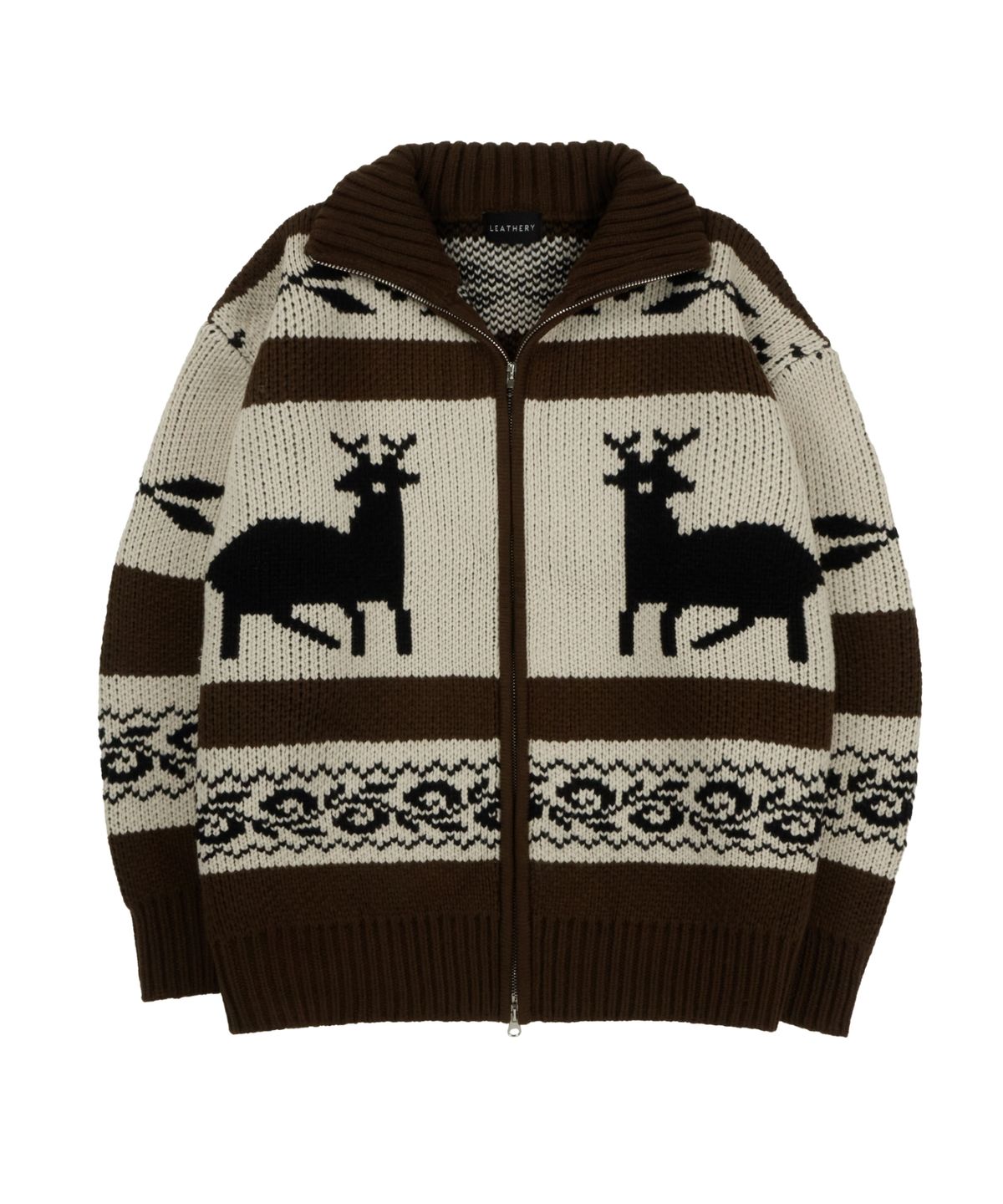 [ NORDIC KNIT JIP UP ]