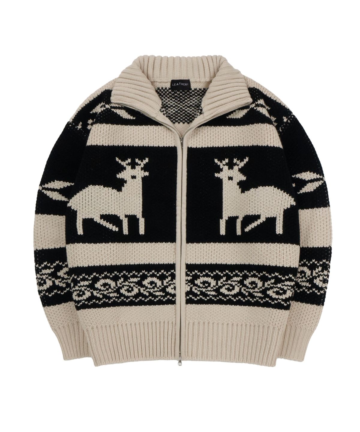 [ NORDIC KNIT JIP UP ]