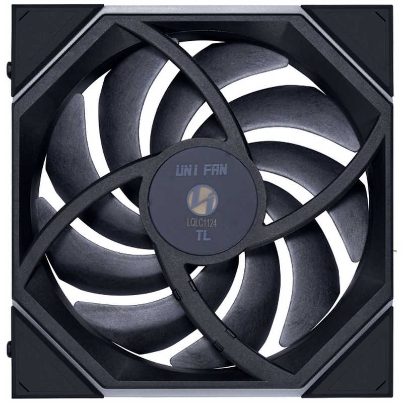 LIANLI　ケースファン ［140mm /1800RPM］ UNI FAN TL 140 Reverse Blade BK Single Pack ブラック　UF-RS-TL140-1B