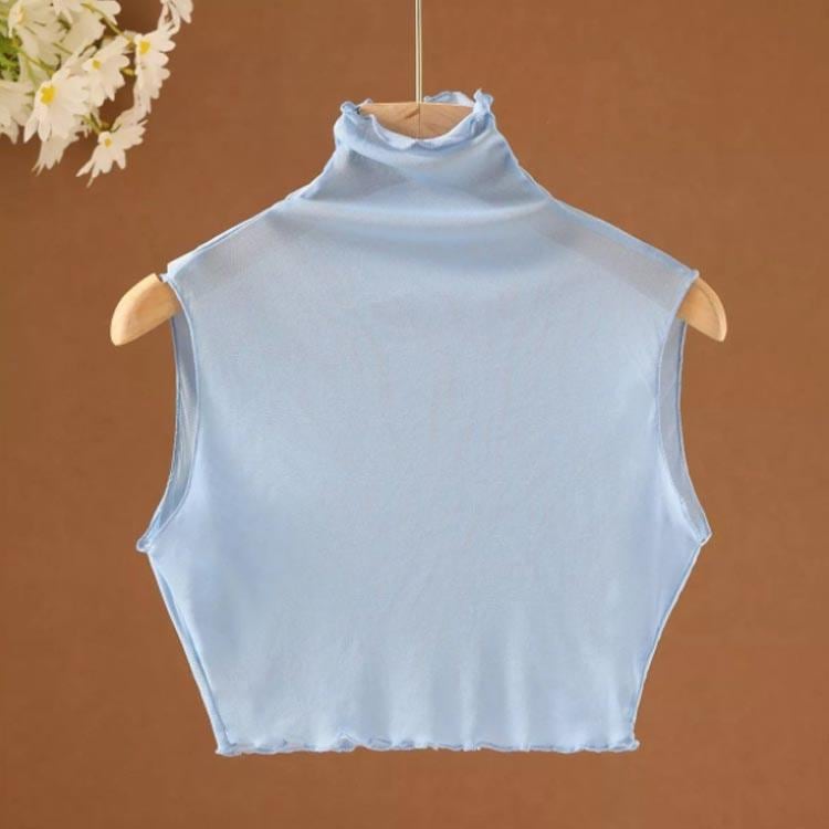 ハイネック フリル インナー 2枚セット付け襟 紫外線対策 シアー レイヤード 2枚セット付け襟 メーカー直販付け衿 タンクトップ レディース メロー メ ハイネック フリル インナー 2枚セット付け襟 紫外線対策 シアー レイヤード 2枚セット付け襟 メーカー直販付け衿 タンクトップ レディース メロー メ