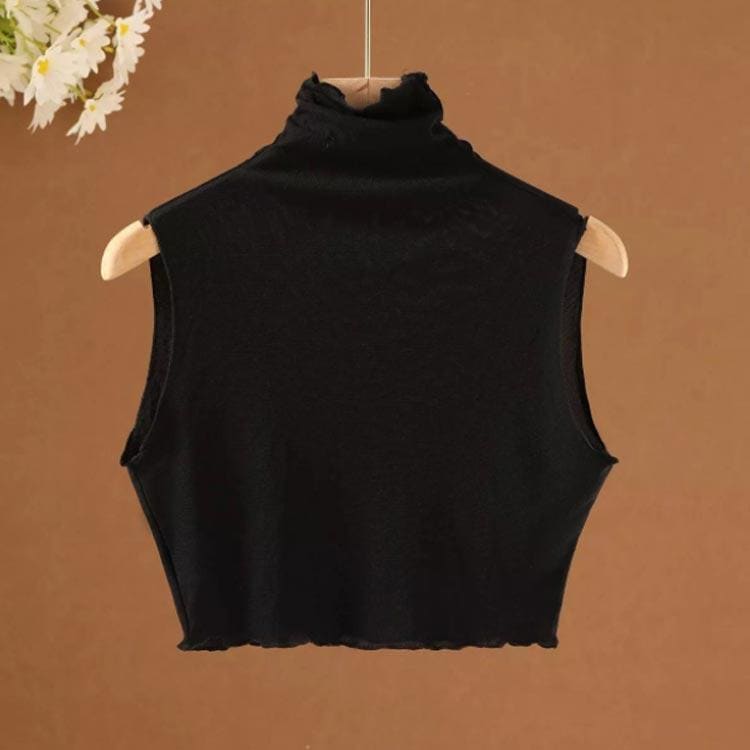 ハイネック フリル インナー 2枚セット付け襟 紫外線対策 シアー レイヤード 2枚セット付け襟 メーカー直販付け衿 タンクトップ レディース メロー メ ハイネック フリル インナー 2枚セット付け襟 紫外線対策 シアー レイヤード 2枚セット付け襟 メーカー直販付け衿 タンクトップ レディース メロー メ