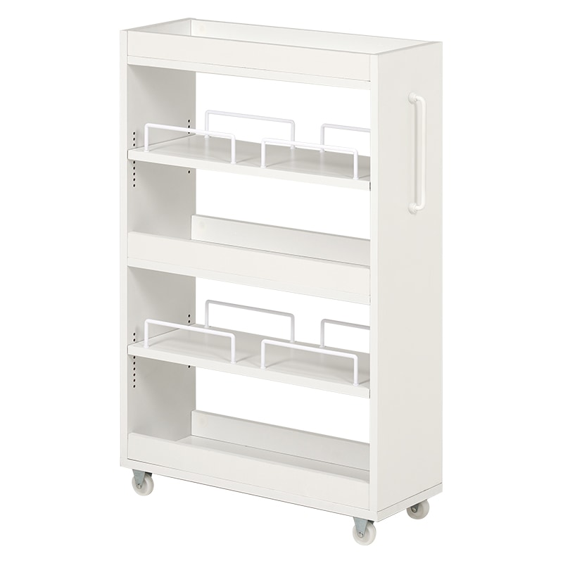 ワゴン すき間収納ワゴン ホワイト 幅20 高さ85 キッチンワゴン ロータイプ オープン収納 ストッカー キャスター付き 可動棚 スリム すき間収納 ワゴン すき間収納ワゴン ホワイト 幅20 高さ85 キッチンワゴン ロータイプ オープン収納 ストッカー キャスター付き 可動棚 スリム すき間収納