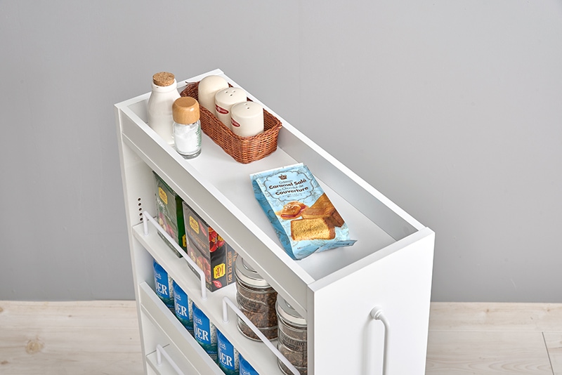 ワゴン すき間収納ワゴン ホワイト 幅20 高さ85 キッチンワゴン ロータイプ オープン収納 ストッカー キャスター付き 可動棚 スリム すき間収納 ワゴン すき間収納ワゴン ホワイト 幅20 高さ85 キッチンワゴン ロータイプ オープン収納 ストッカー キャスター付き 可動棚 スリム すき間収納