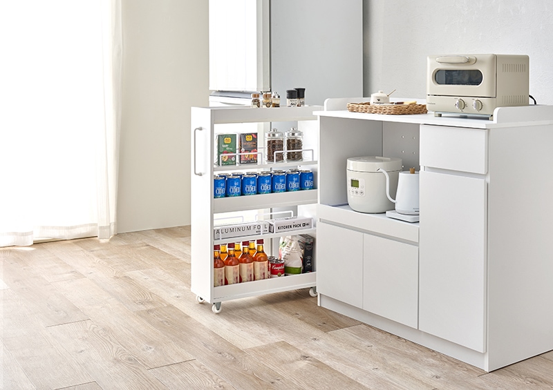 ワゴン すき間収納ワゴン ホワイト 幅20 高さ85 キッチンワゴン ロータイプ オープン収納 ストッカー キャスター付き 可動棚 スリム すき間収納 ワゴン すき間収納ワゴン ホワイト 幅20 高さ85 キッチンワゴン ロータイプ オープン収納 ストッカー キャスター付き 可動棚 スリム すき間収納