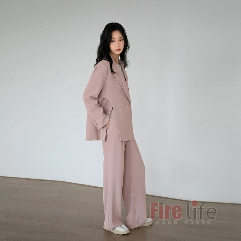 入学式 ママスーツ 卒業式 レディーススーツ 母 30代 40代 パンツスーツ セットアップ 2点セット ブラック ピンク きれいめ おしゃれ セレモニー フォーマルスーツ カジュアルスーツ お宮参り