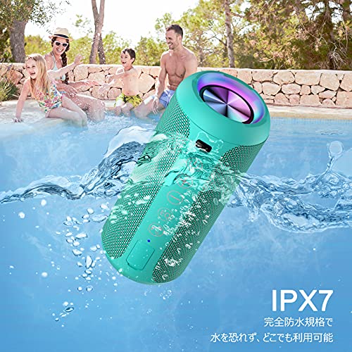 Ortizan Bluetooth スピーカー 防水IPX7でワイヤレス 24W出力ぶるーとぅーすすぴーかー ステレオのポータブルブルートゥーススピーカー 30時間連続再生 マイク内蔵/2台ペアリング Ortizan Bluetooth スピーカー 防水IPX7でワイヤレス 24W出力ぶるーとぅーすすぴーかー ステレオのポータブルブルートゥーススピーカー 30時間連続再生 マイク内蔵/2台ペアリング