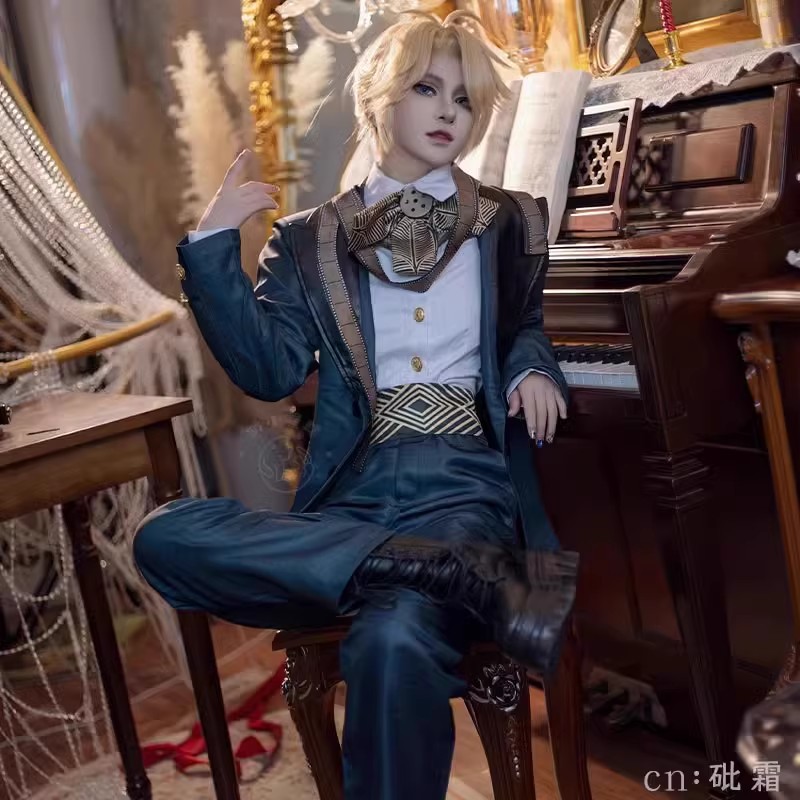 Monenjoy 第五人格 囚人 ルカ・バルサー 眼鏡+耳飾り付 コラボ衣装 IdentityV コスプレ衣装 イベント ハロウィン クリスマス 周年祭 コスチューム Monenjoy 第五人格 囚人 ルカ・バルサー 眼鏡+耳飾り付 コラボ衣装 IdentityV コスプレ衣装 イベント ハロウィン クリスマス 周年祭 コスチューム