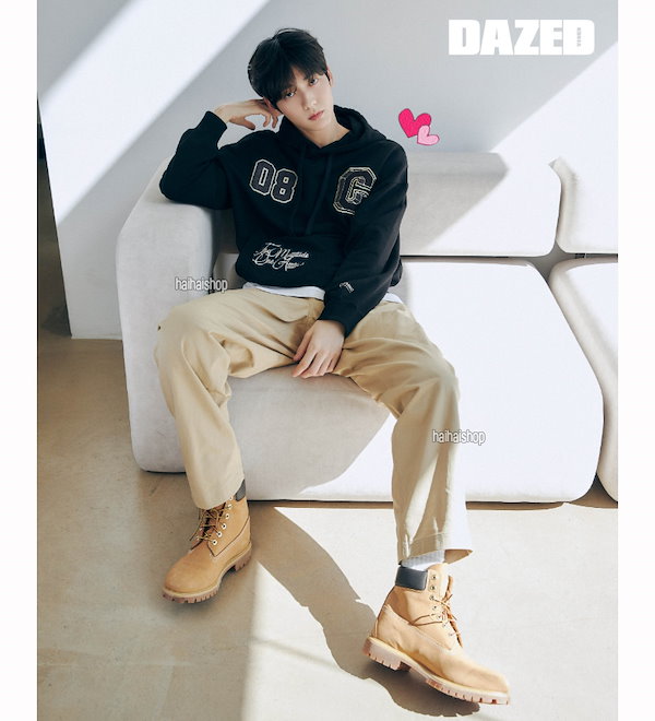 【TXTスビン着用 】Beyond Closet公式サイズ L激レア 限定1点 ☆TXT スビン 着用！！【THEVINYLHOUSE】YIN YANG VARSITY