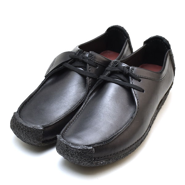 【美品】クラークス オリジナルズ ナタリー レザー Natalie / メンズ ナタリー （ブラックレザー） -Clarks