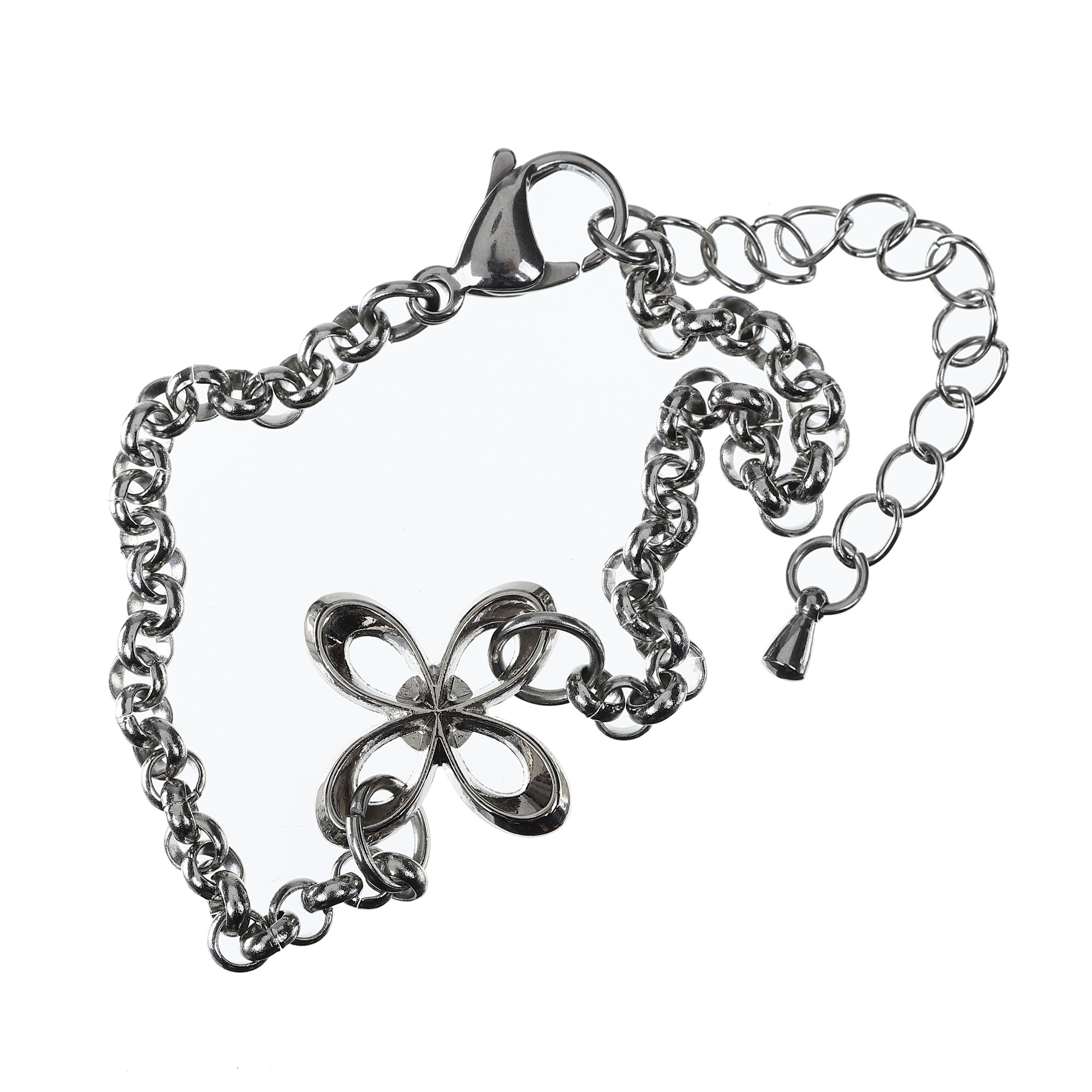 【SURGERY】 SURGERY METAL CLOVER EMBLEM BRACELET 【SURGERY】 SURGERY METAL CLOVER EMBLEM BRACELET