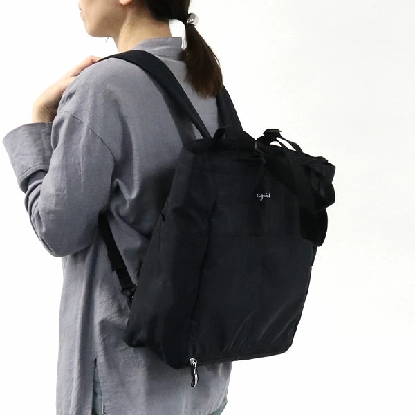 ⭐マット付き⭐　アニエスベー　ペアレンツバッグ　2way　トートバッグ　リュック Qoo10] アニエスベー バッグ 2WAYマザーズバッグ ペアレン