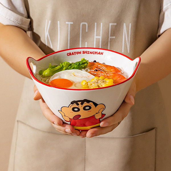 Qoo10] クレヨンしんちゃん 箸ラーメン丼 ホーム