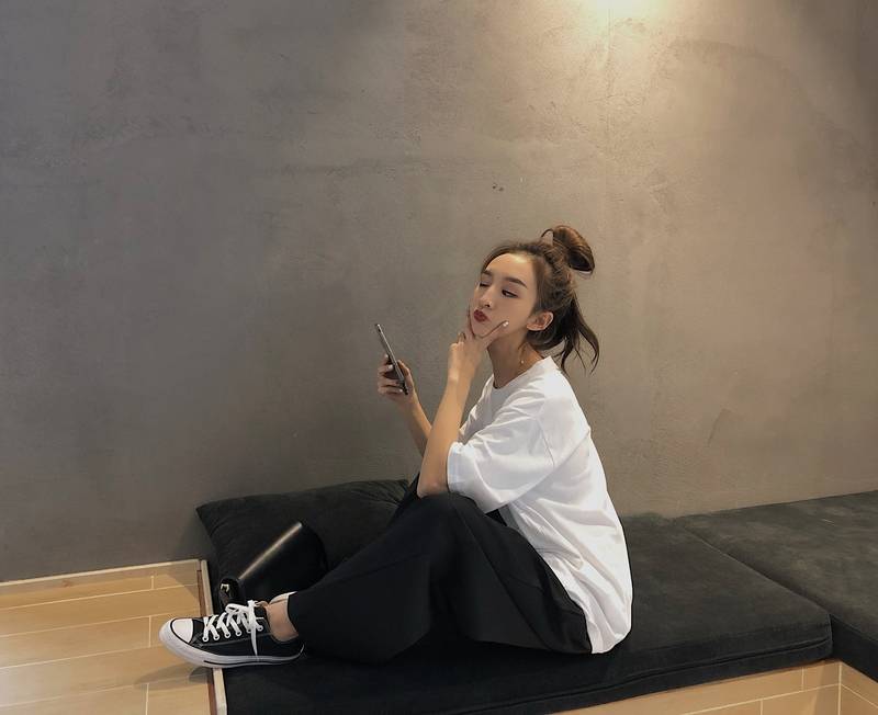 ワイドパンツ ロング ズボン ハイウエスト 無地 カジュアル お洒落 かっこいい こなれ感 ラフ メンズライク マニッシュ ボーイッシュ キュート 抜け感 春 夏 秋 10代 20代 30代 女性用