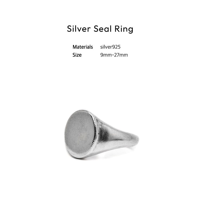 BTS ジョングク着用 【HARANG】 HR 81R RING リング 指輪 HR81R HR 81 R Silver Seal Ring