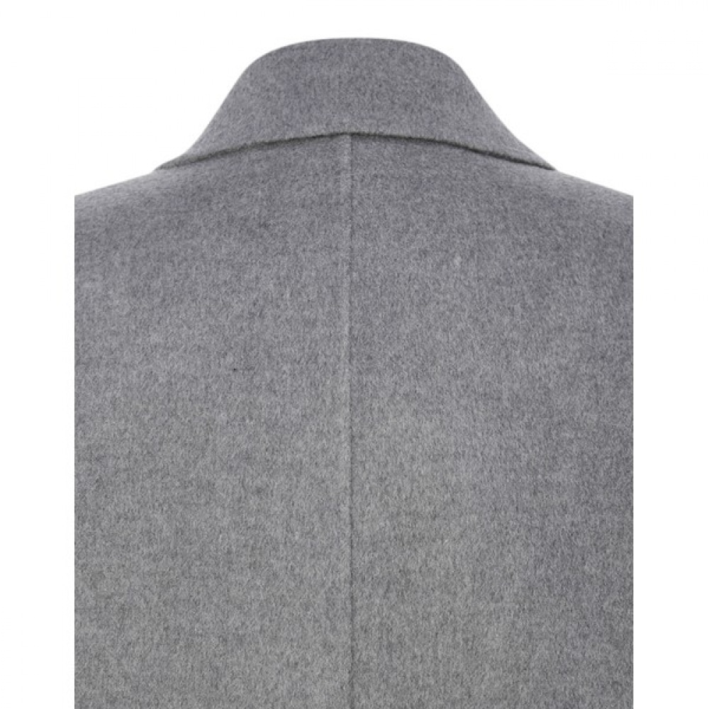 (ヘッジスレディース) 24FW ハンドメイドシングルロングコートグレー HSCO4D0C1G3 (ヘッジスレディース) 24FW ハンドメイドシングルロングコートグレー HSCO4D0C1G3